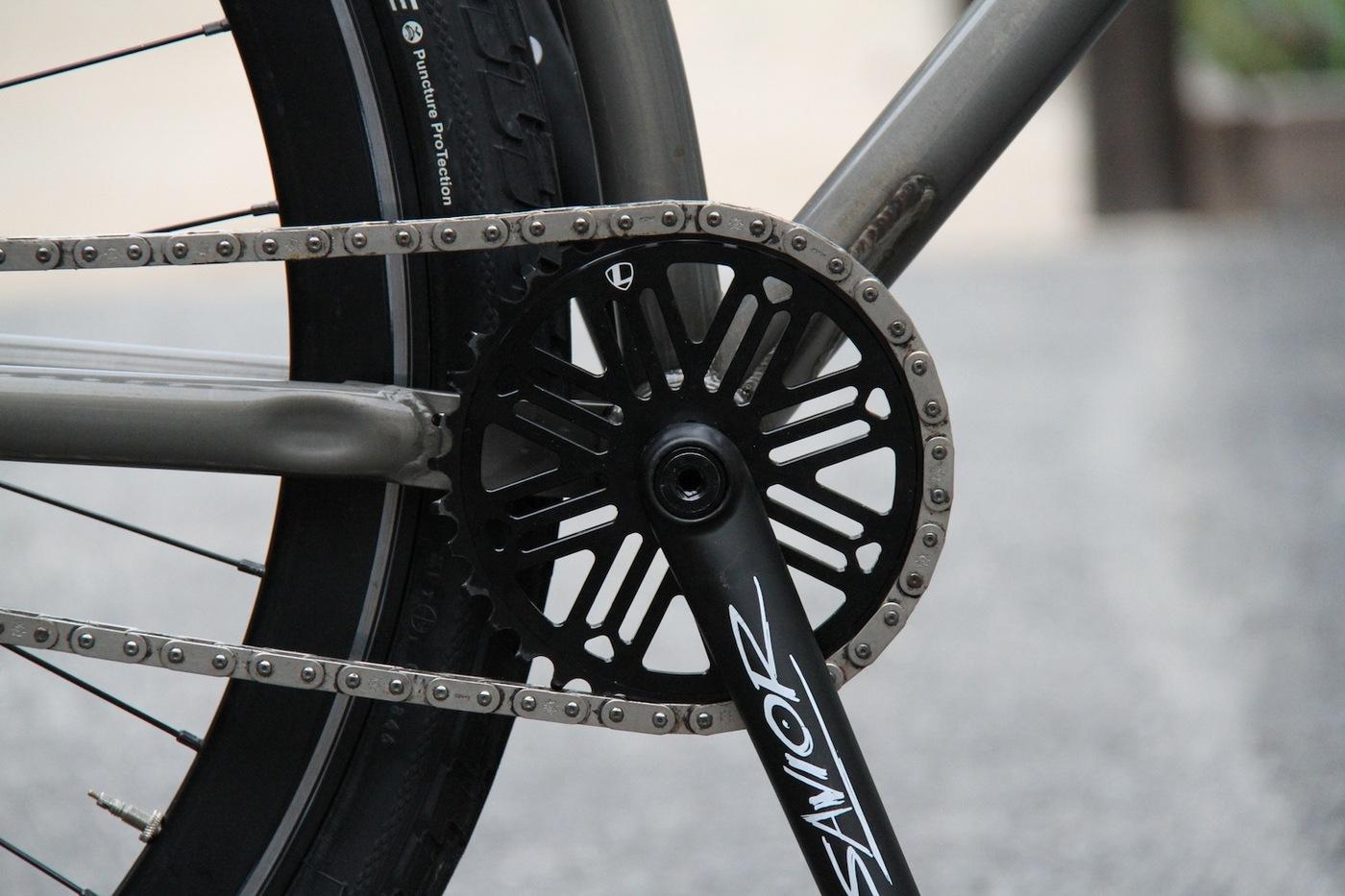 Leader bike shadow ピストバイク 完成車 FGFS トリック LEADER BIKE SHADOW カスタム完成車 tst/金エコクルー | JAH LIFE